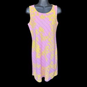 Manuhealii dress sleeveless polyester size Small